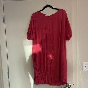 Coral Madewell Shift Dress